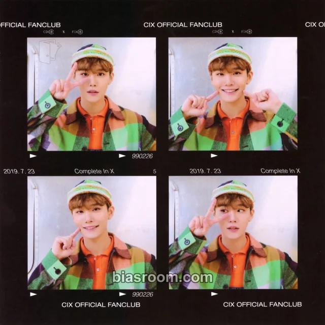 CIX - Seunghun - Official 3rd Generation Fanclub Other kit inclusion fanclub/membership 4 cut photo