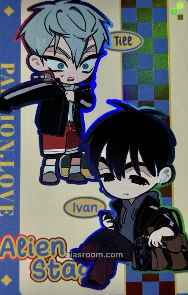 ALIEN STAGE - Ivan & Till - Passion Love Series Other photocard set holographic (hologram)