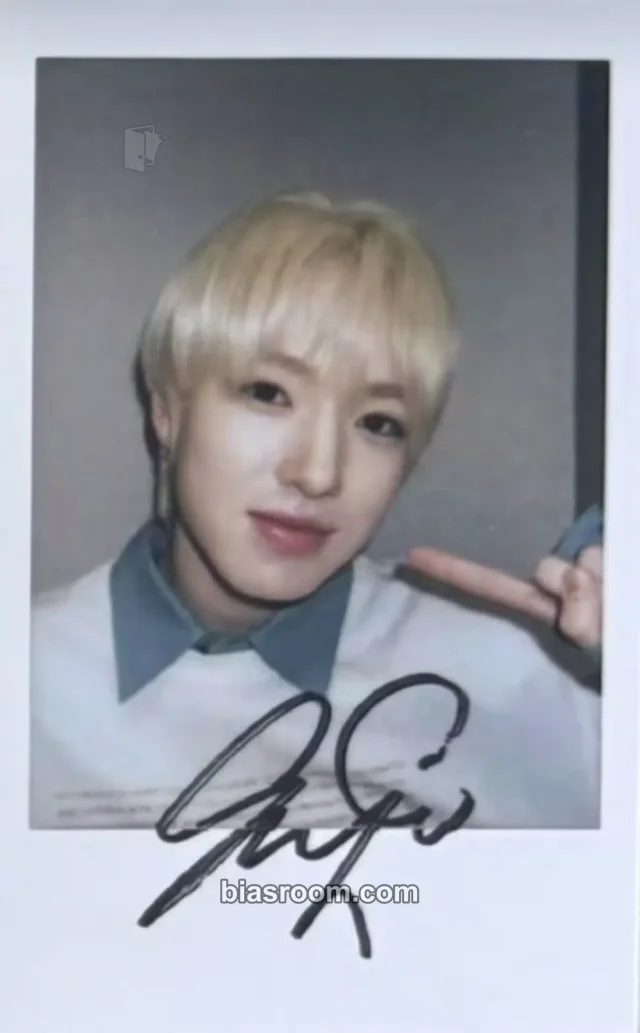 NCT WISH - Sakuya - COLOR Album video call (fancall) kpopmerch polaroid round 3 printed signature