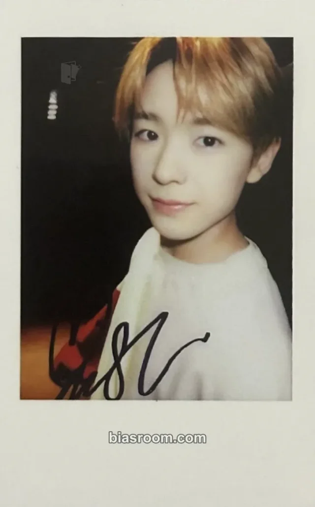NCT WISH - Yushi - Songbird Album kmstation purchase benefit polaroid smini version printed signature