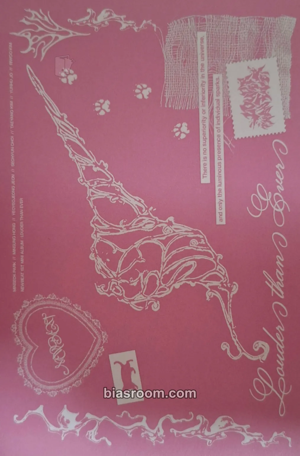 Louder Than Ever Photocard - NEWBEAT - NEWBEAT K-pop photocard