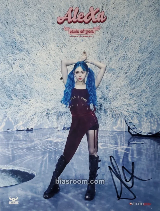 Kim Seri - AleXa - Sick of You Tour in USA Event autographed poster vip ticket benefit USA