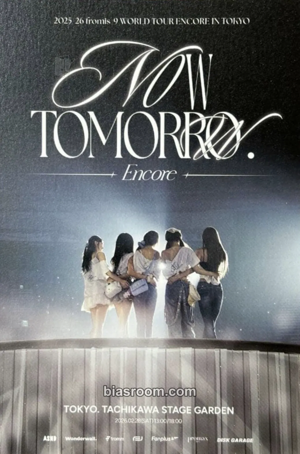 2025 fromis_9 WORLD TOUR <NOW TOMORROW.> Photocard - fromis_9 - fromis_9 K-pop photocard