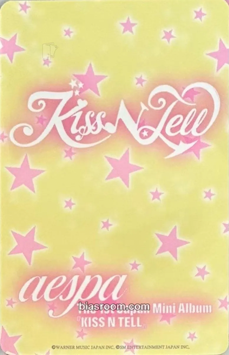 Winter KISS N TELL Photocard - aespa | Bias Room