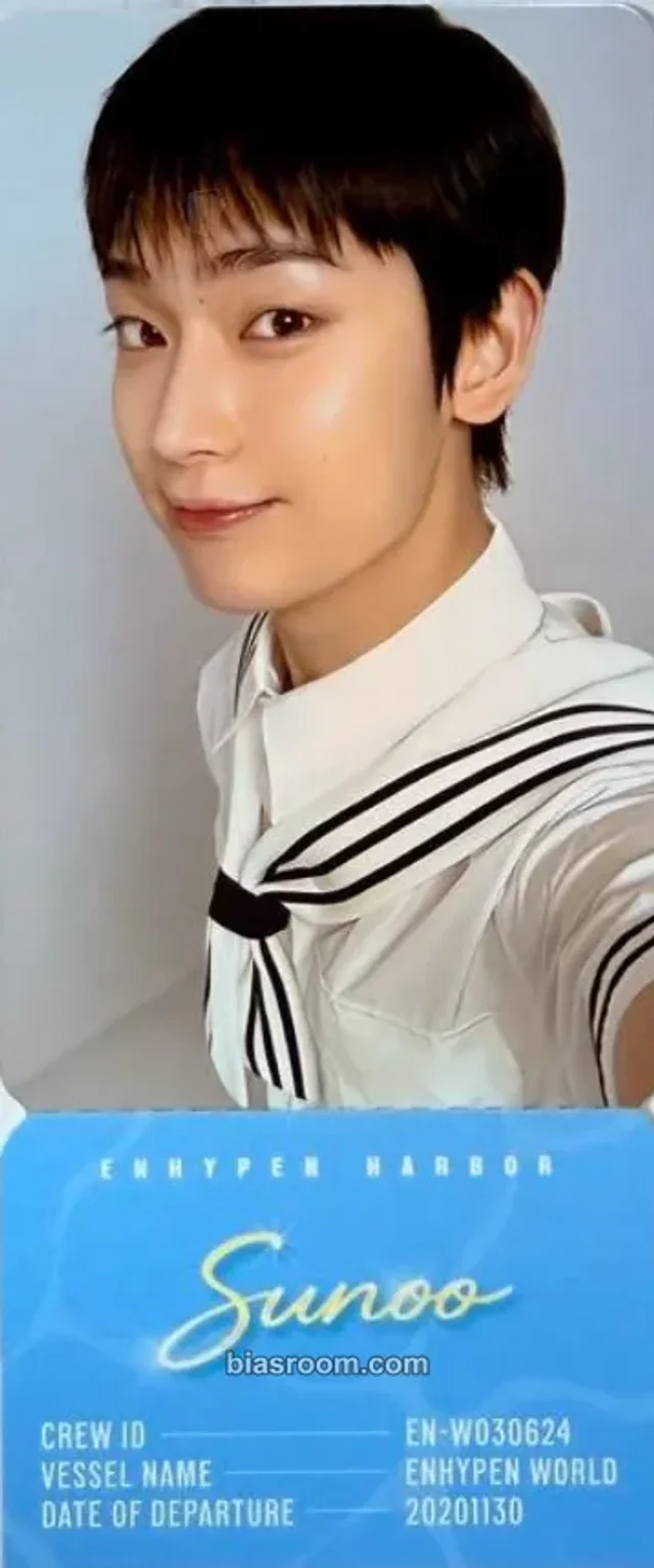 ENHYPEN - Sunoo - ENHYPEN WORLD COUPON CARD COLLECTION Other photo ticket sailor version