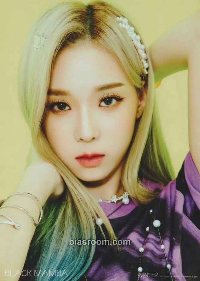Winter Black Mamba (Debut Single) Photocard - aespa - aespa K-pop photocard