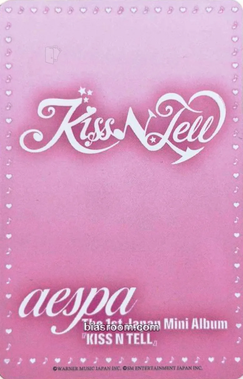 KISS N TELL Photocard - aespa | Bias Room