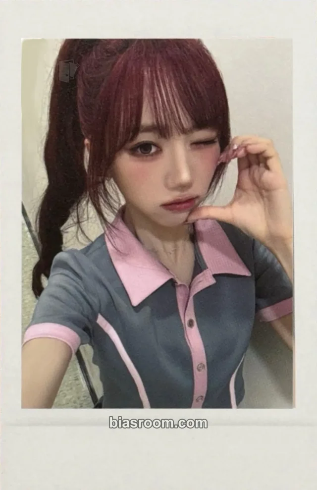 tripleS - Shion - LOVE&POP pt.1 Album apple music fansign round 1 polaroid