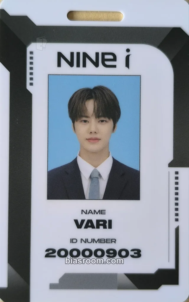 NINE.i - Vari - I (Part. 1) Album id card album photocard