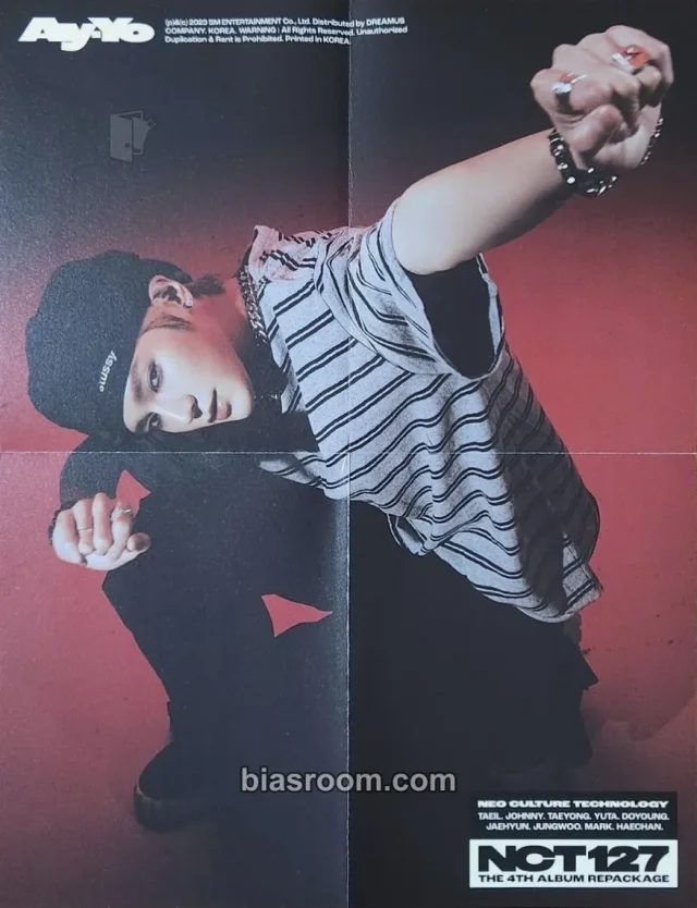 NCT 127 - Taeyong - Ay-yo Album album inclusion digipack version poster