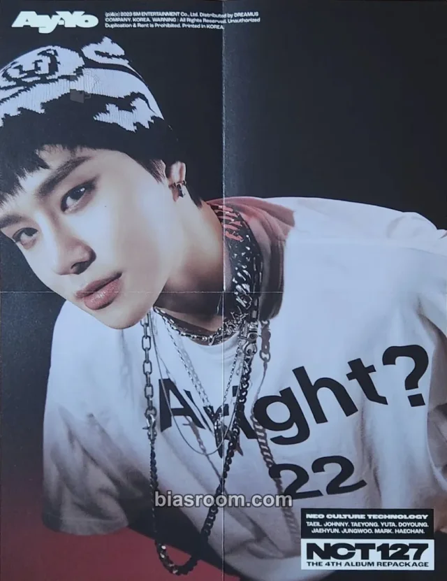 NCT 127 - Jungwoo - Ay-yo Album album inclusion digipack version poster