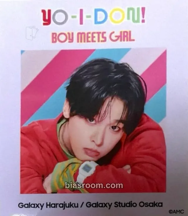 NCT WISH - Riku - YO-I-DON! / BOY MEETS GIRL Album brand collaboration galaxy store harajuku osaka offline pop-up stamp rally sticker sticker set