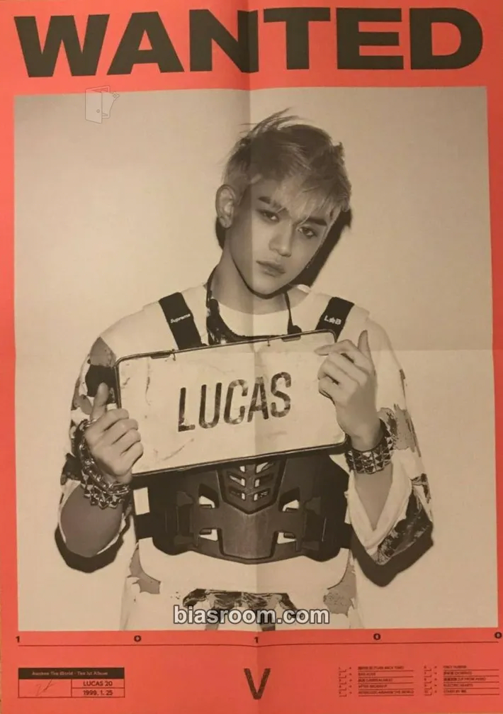 Lucas Awaken The World Photocard - WayV - WayV K-pop photocard