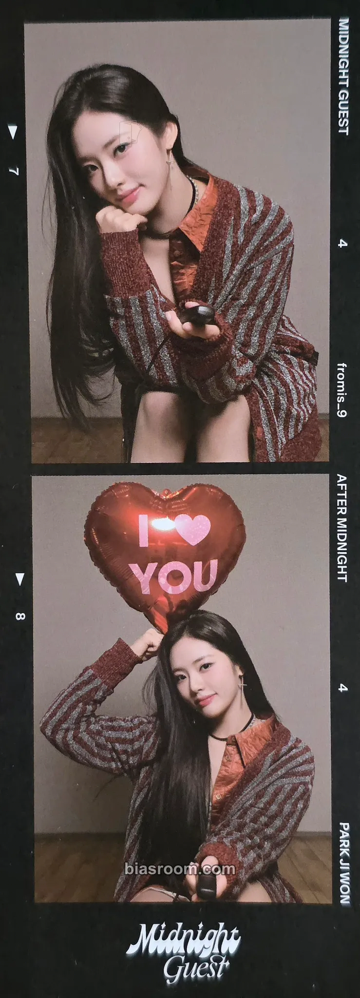 Jiwon Midnight Guest Photocard - fromis_9 - fromis_9 K-pop photocard