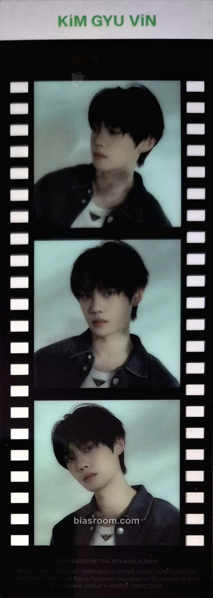Gyuvin Cinema Paradise Photocard - ZEROBASEONE - ZEROBASEONE K-pop photocard