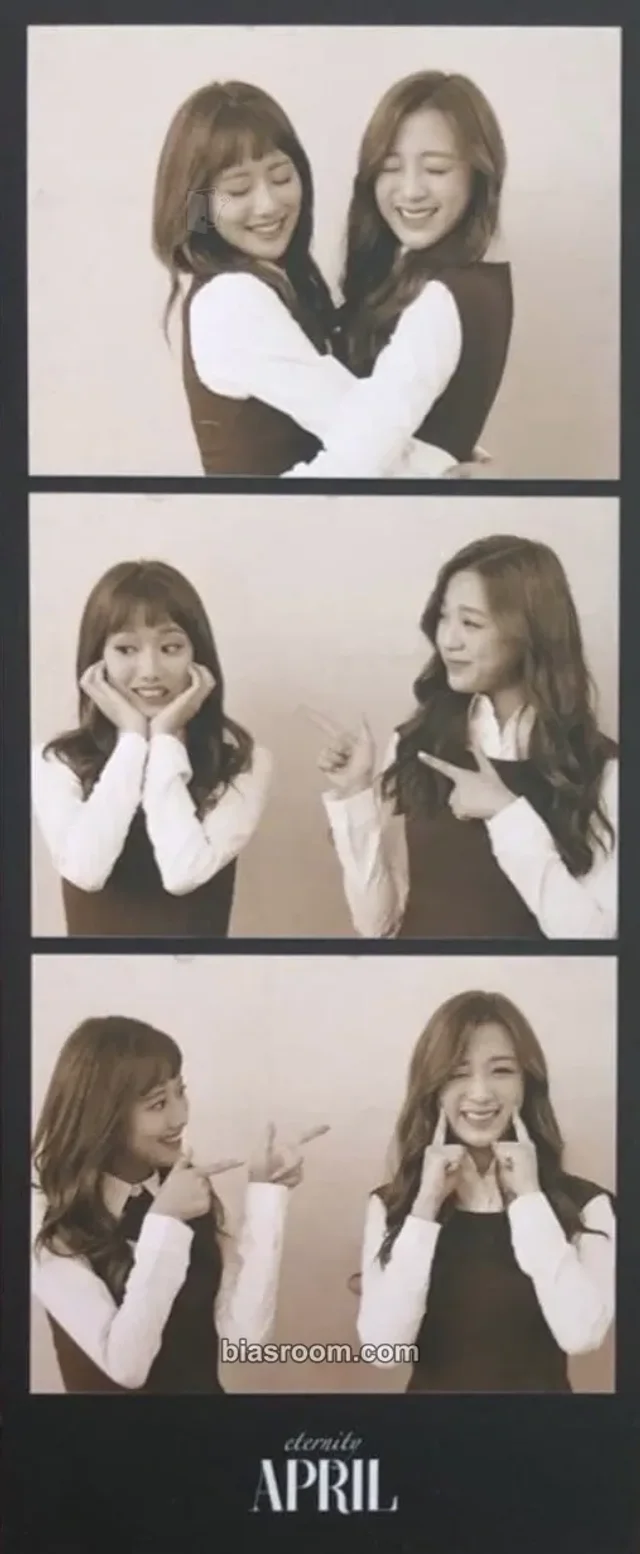 APRIL - Jinsol & Naeun - Eternity Album 3 cut photo album inclusion