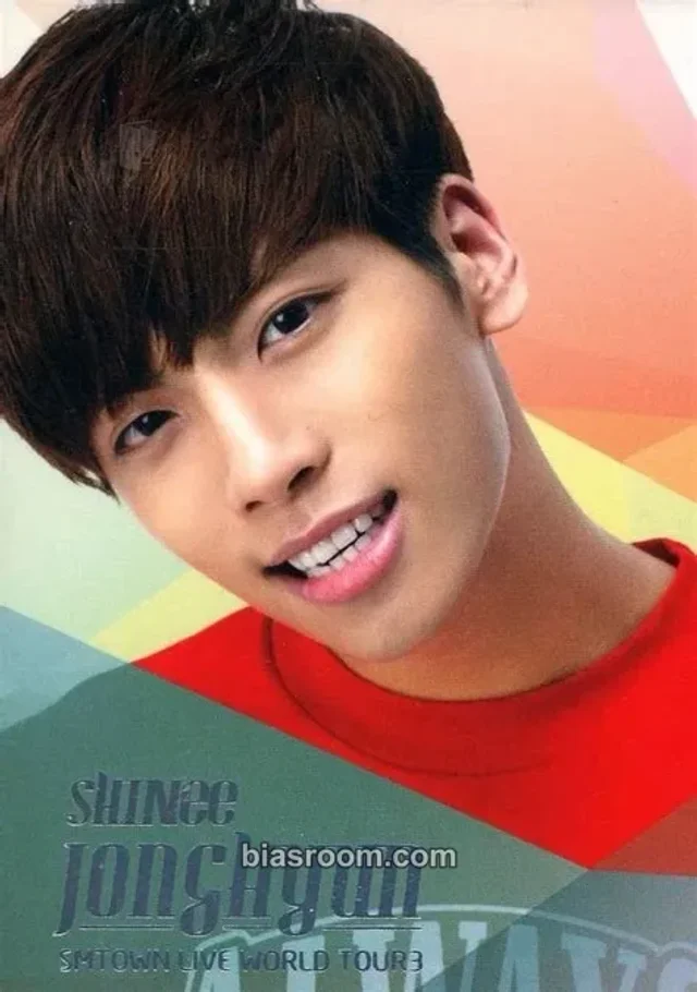 SHINee - Jonghyun - SM Town Live World Tour III Event merch photocard seoul version trading card trading card set
