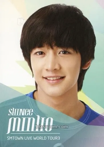 Minho SM Town Live World Tour III Photocard - SHINee - SHINee K-pop photocard