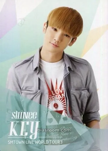 Key SM Town Live World Tour III Photocard - SHINee - SHINee K-pop photocard