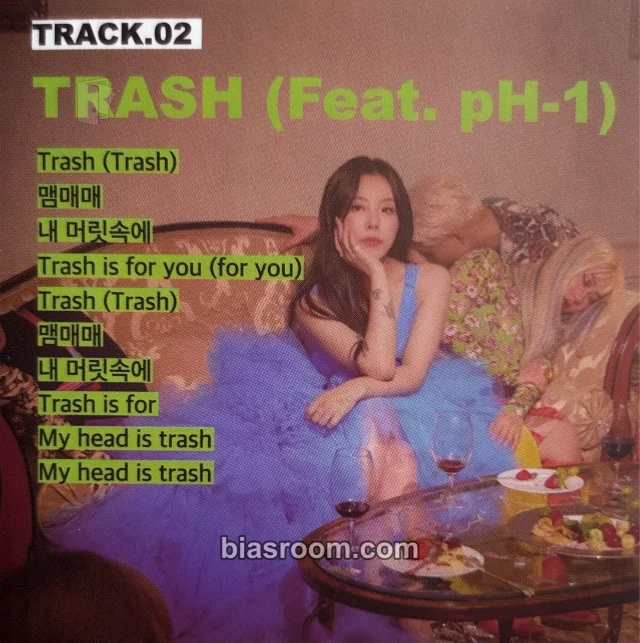 MAMAMOO - Wheein - Redd Album sticker sticker set album inclusion