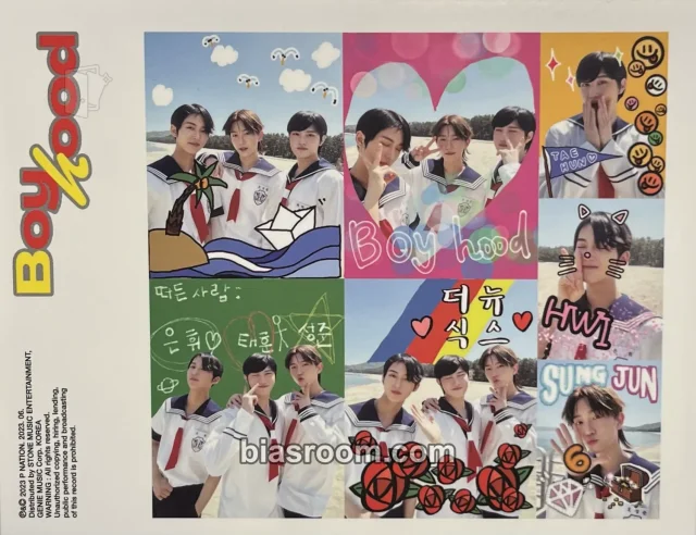 TNX - Boyhood Album sticker sheet album inclusion nostalgia version