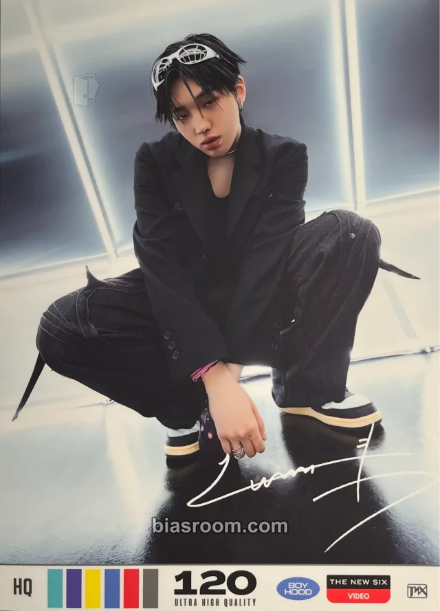 TNX - Junhyeok - Boyhood Album bookmark album inclusion photo print deja vu version