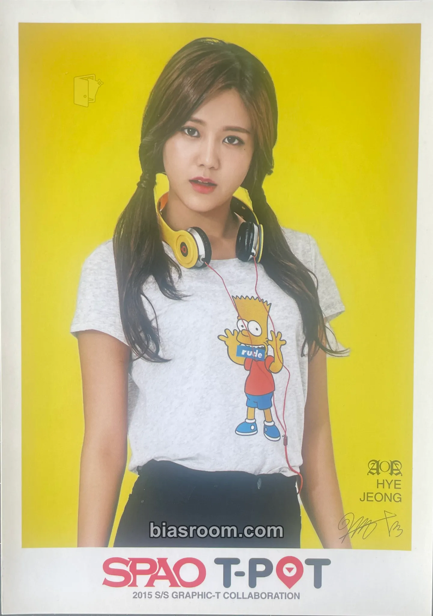 Hyejeong AOA x SPAO Collaboration Photocard - AOA - AOA K-pop photocard