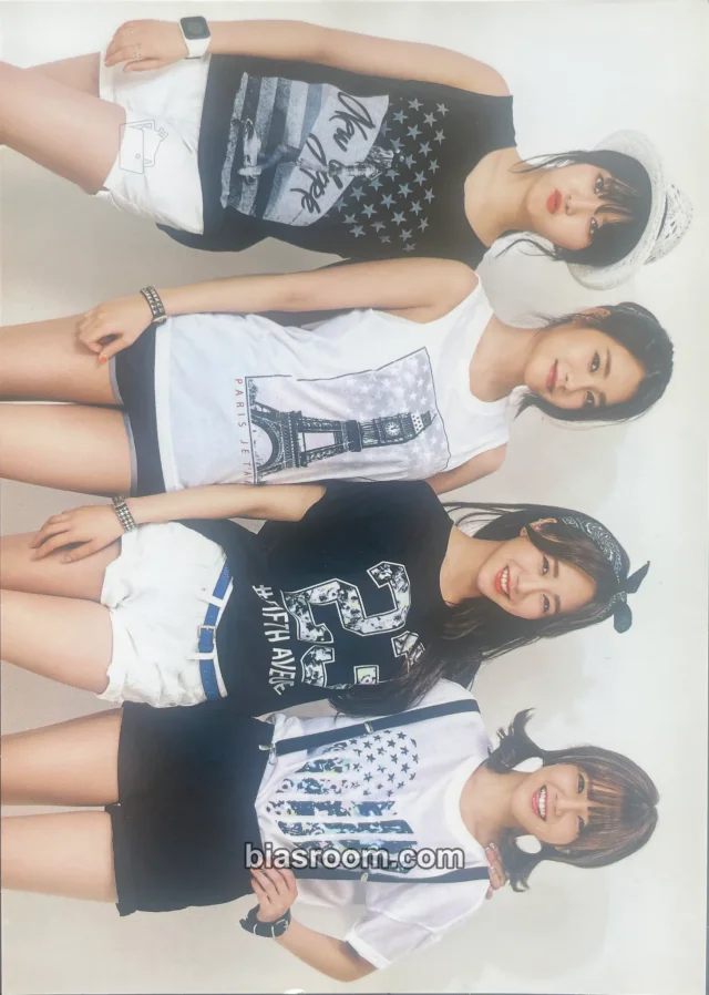 AOA - Jimin & Yuna & Mina - AOA x SPAO Collaboration Other brand collaboration postcard postcard set spao
