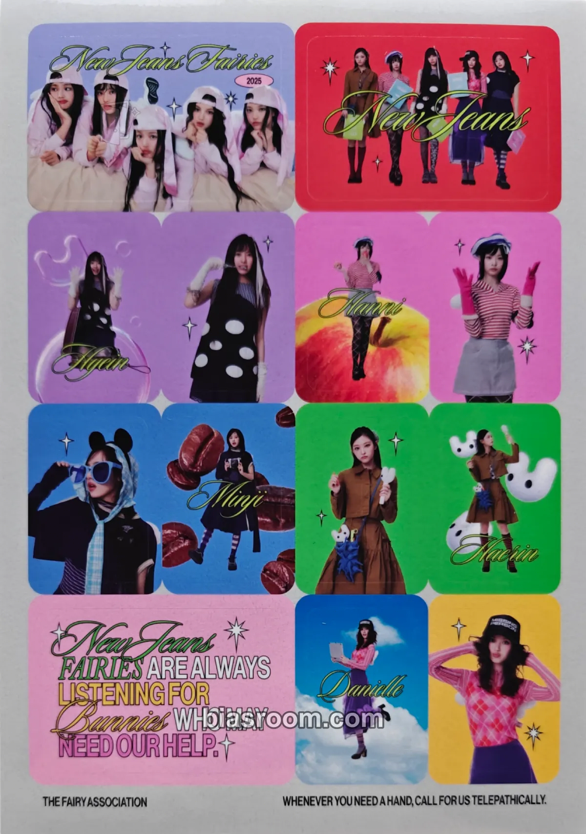 The Fairy Association (2025 Season's Greetings) Photocard - NewJeans - NewJeans K-pop photocard