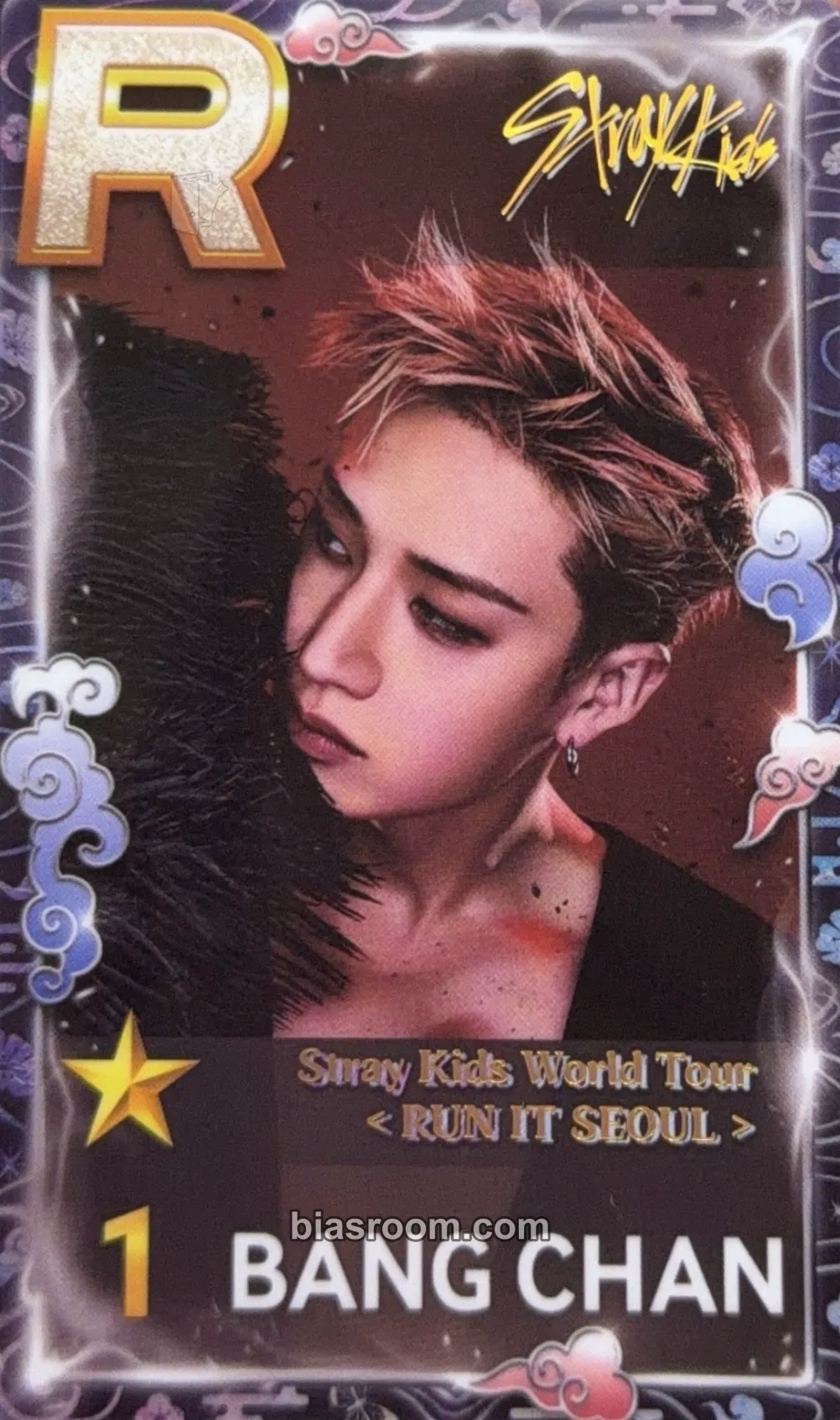 Bang Chan RUN IT World Tour Photocard - Stray Kids - Stray Kids K-pop photocard