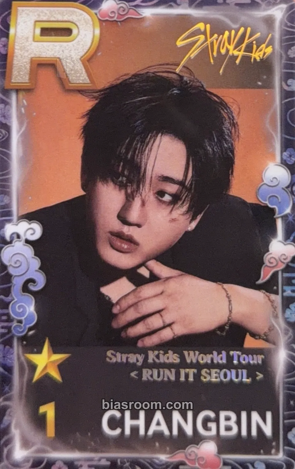 Changbin RUN IT World Tour Photocard - Stray Kids - Stray Kids K-pop photocard