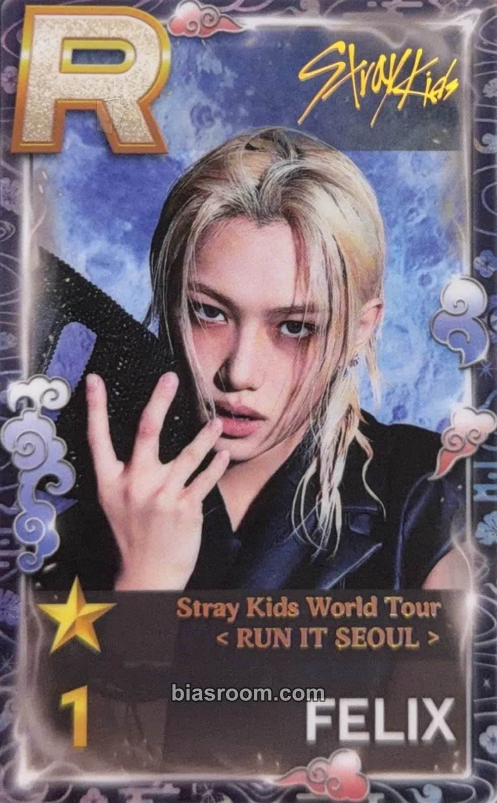 Felix RUN IT World Tour Photocard - Stray Kids - Stray Kids K-pop photocard