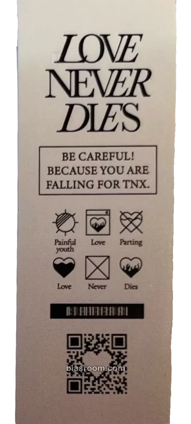 TNX - LOVE NEVER DIES Album sticker set album inclusion record version