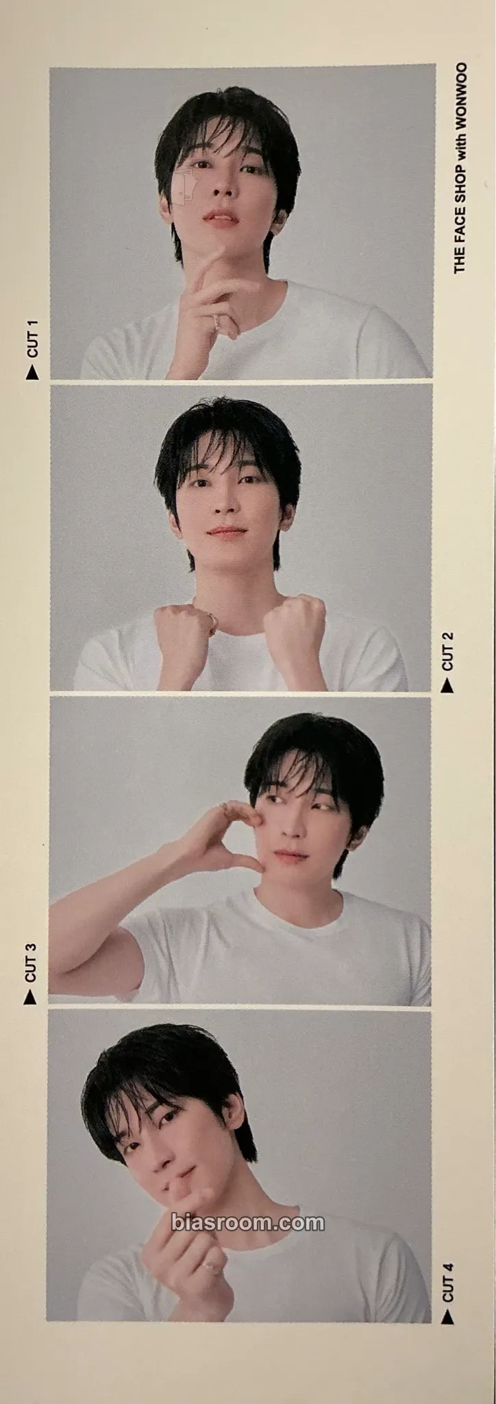 Wonwoo The Face Shop x Wonwoo Brand Collaboration Photocard - SEVENTEEN - SEVENTEEN K-pop photocard