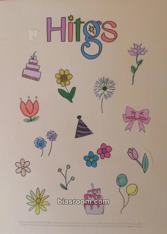 HITGS - Things we love: H Album sticker sheet hi version album inclusion