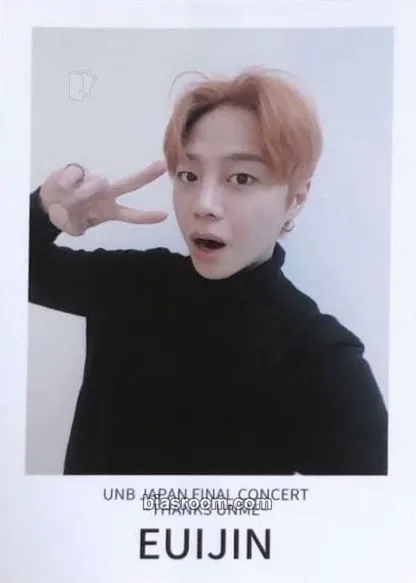 Euijin Japan Final Concert Photocard - UNB - UNB K-pop photocard