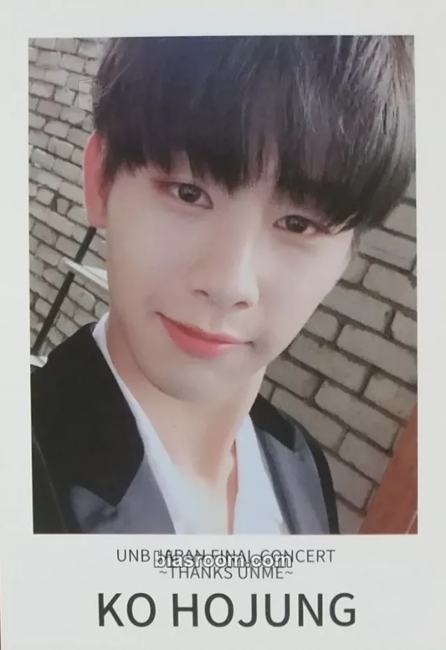 UNB - Ko Hojung - Japan Final Concert Event concert polaroid