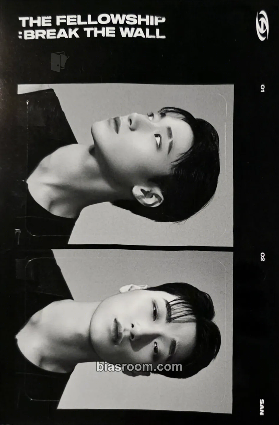 San The Fellowship : Break The Wall World Tour 2022 - 2023 Photocard - ATEEZ - ATEEZ K-pop photocard
