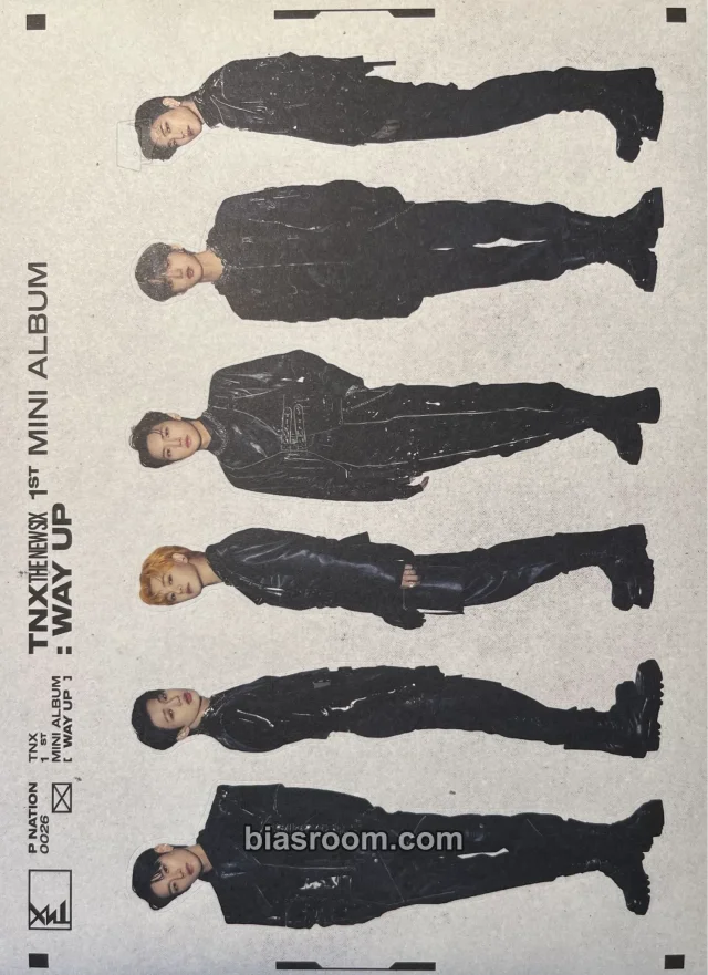 TNX - WAY UP Album sticker sheet album inclusion