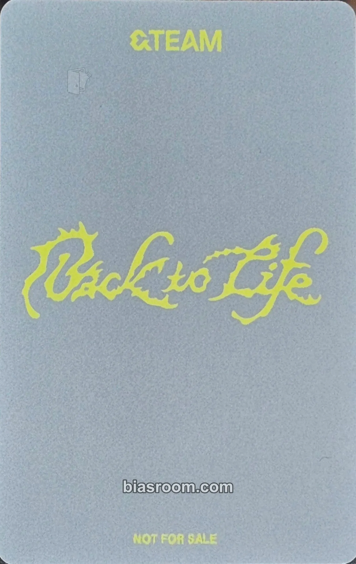 &TEAM フウマ Back to Life FUMA 抽選 サイン 入り Fuma Back to Life Photocard - &TEAM | Bias Room