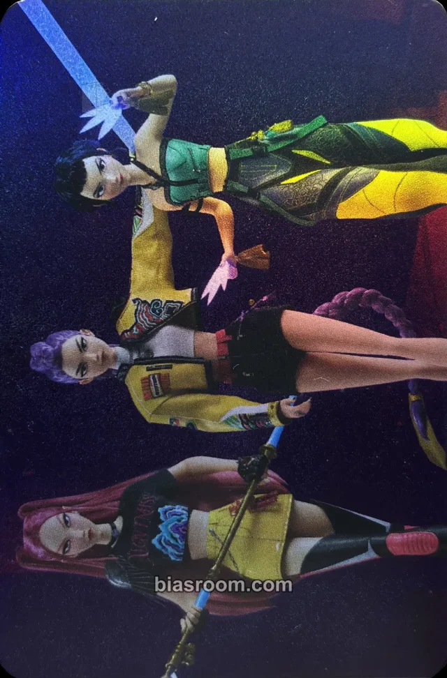KPop Demon Hunters - Rumi & Zoey & Mira - KPop Demon Hunters Anniversary Edition Album album photocard holographic (hologram)