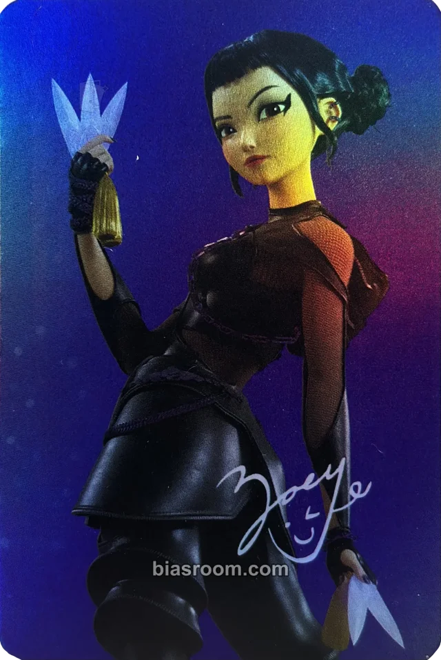 KPop Demon Hunters - Zoey - KPop Demon Hunters Anniversary Edition Album album photocard holographic (hologram)