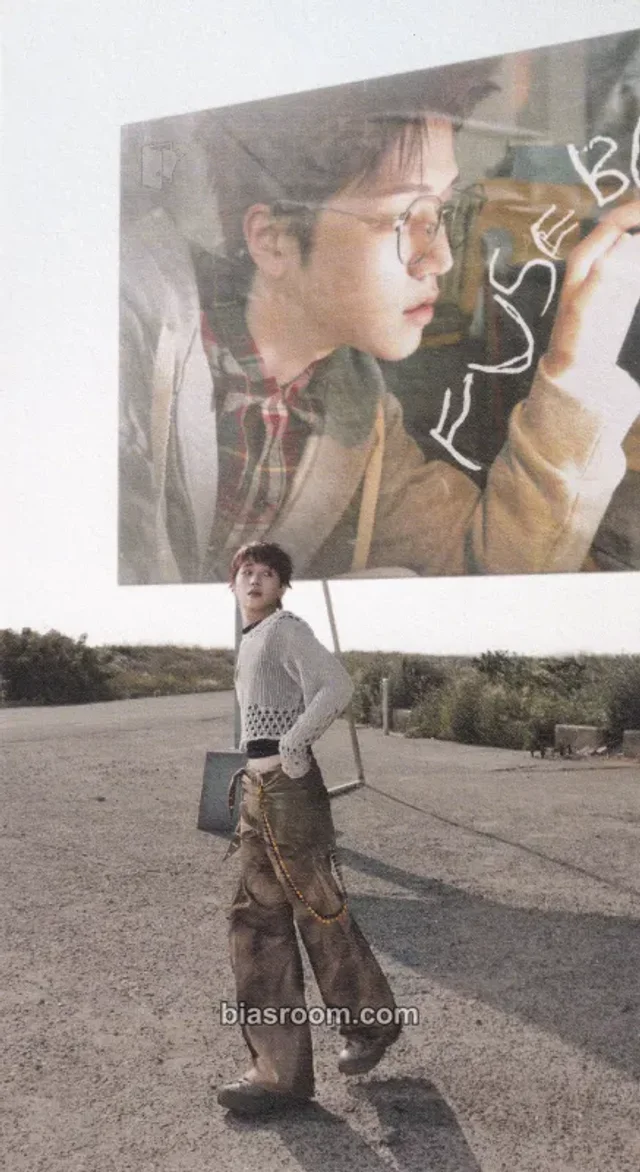 BOYNEXTDOOR - Riwoo - The Action Album album inclusion accordion postcard lyric postcard postcard set