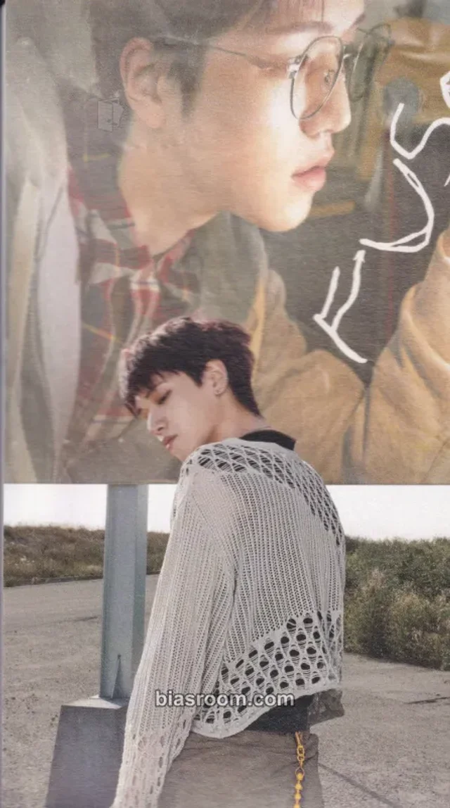 BOYNEXTDOOR - Riwoo - The Action Album album inclusion accordion postcard lyric postcard postcard set