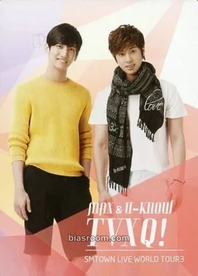 TVXQ - SM Town Live World Tour III Event trading card trading card set merch photocard white version