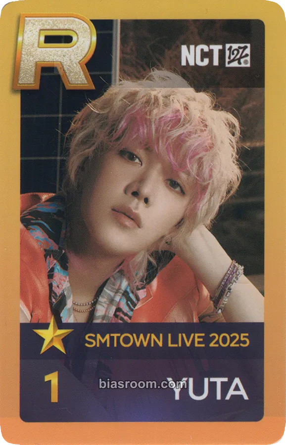 Yuta SMTOWN LIVE 2025 - The Culture, The Future Photocard - NCT - NCT K-pop photocard
