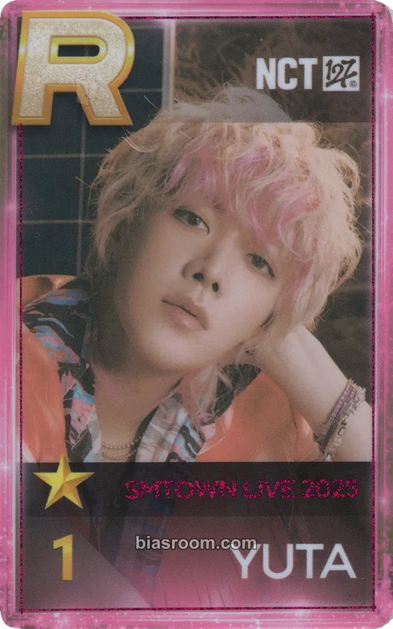 Yuta SMTOWN LIVE 2025 - The Culture, The Future Photocard - NCT - NCT K-pop photocard