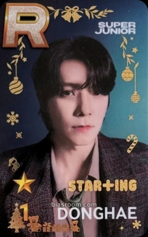 Donghae SUPERSTAR SMTOWN Photocard - SUPER JUNIOR - SUPER JUNIOR K-pop photocard