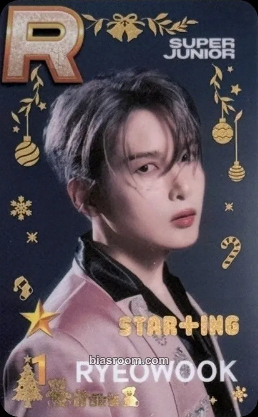 Ryeowook SUPERSTAR SMTOWN Photocard - SUPER JUNIOR - SUPER JUNIOR K-pop photocard