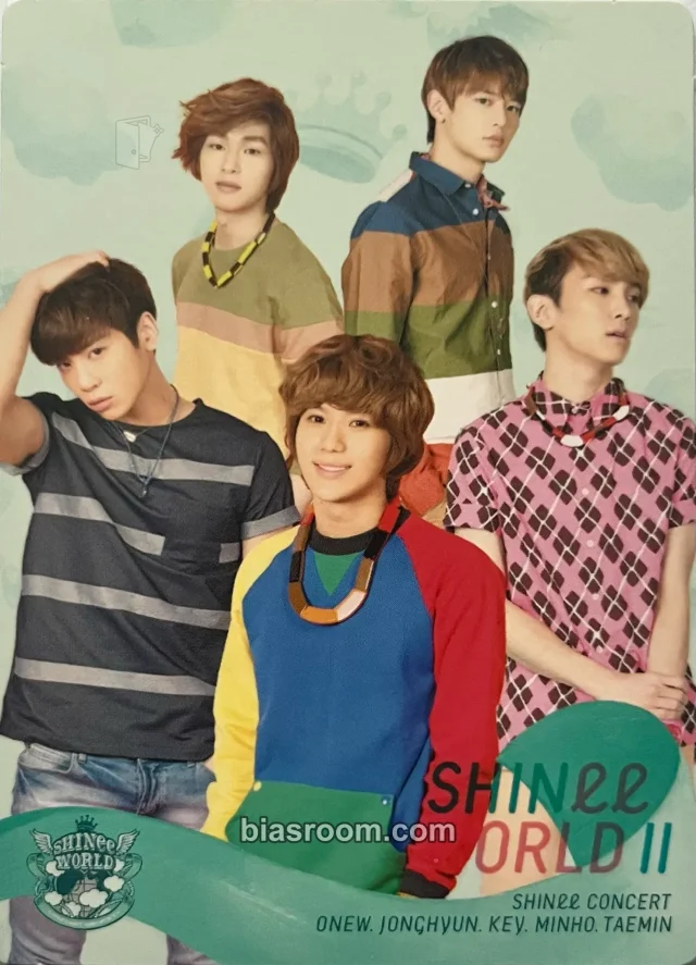 SHINee - SHINee WORLD II Event trading card tour merch